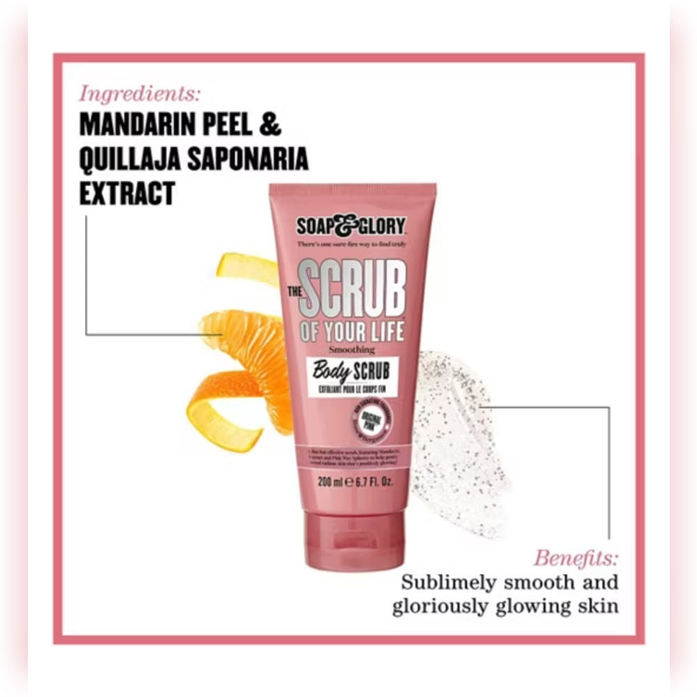 Scrub Of Your Life Smoothing Body Scrub Soap & Glory 200ML